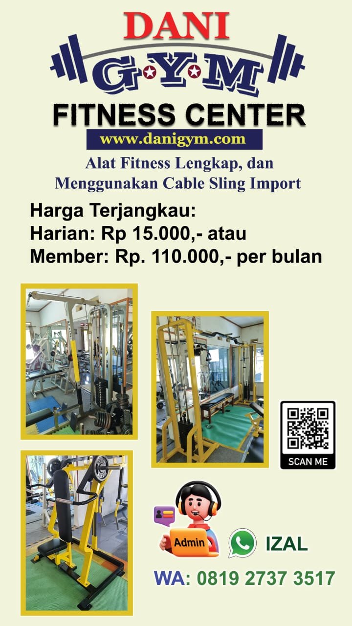 harga latihan di dani gym sumedang